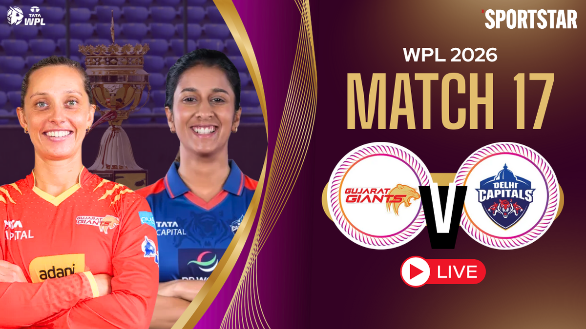 GG vs DC LIVE score, WPL 2026: Gujarat down by four wickets as Charani picks two scalps